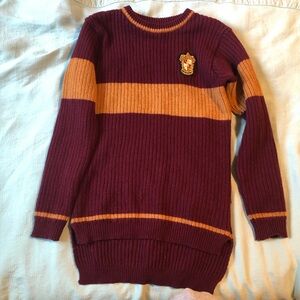 Gryffindor Quidditch Sweater Wizarding World of Harry Potter